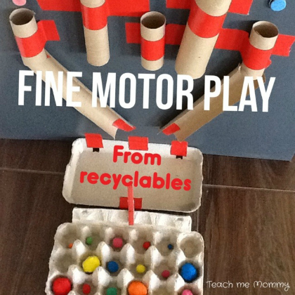 sorting tubes, Pom-Pom Activities for Toddlers, Play ideas for toddlers, kids crafts, kids activities