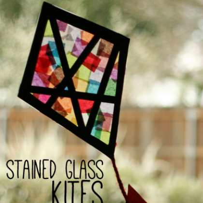 stained glass kites
