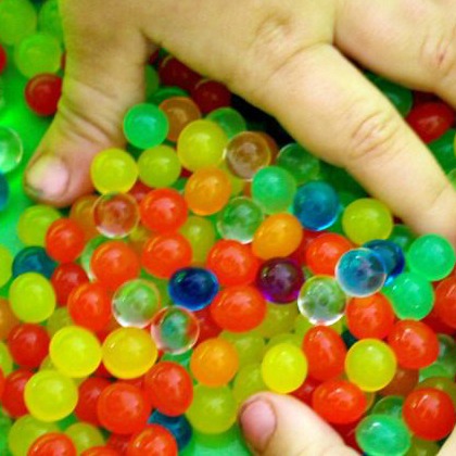 Scented Water Beads- 25 enjoyable whacky ways to play with water beads