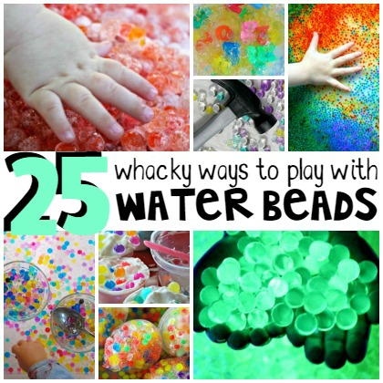whacky ways to play with water beads