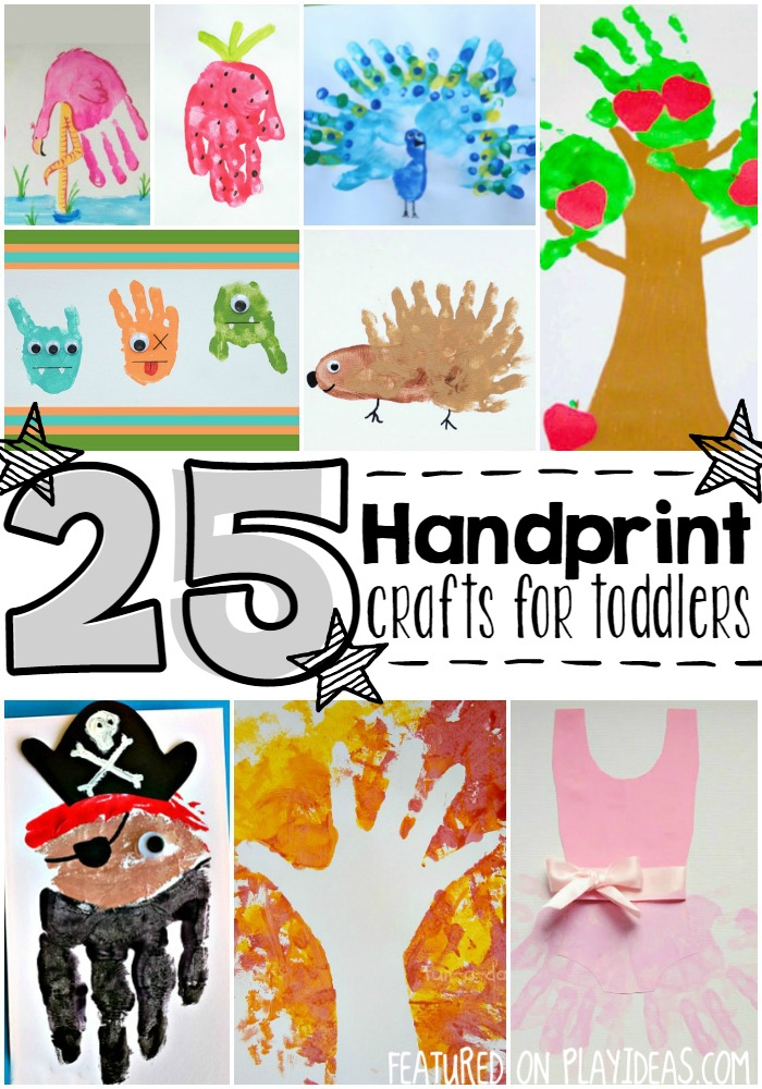 handprint crafts for toddlers to enjoy! 