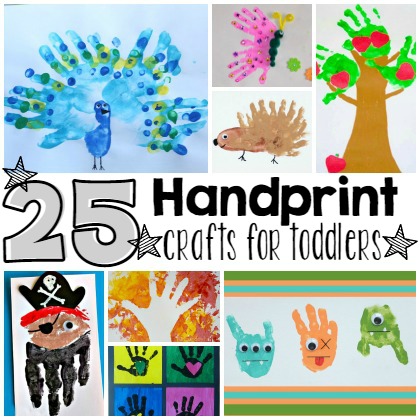 easy and fun handprint crafts for toddlers!