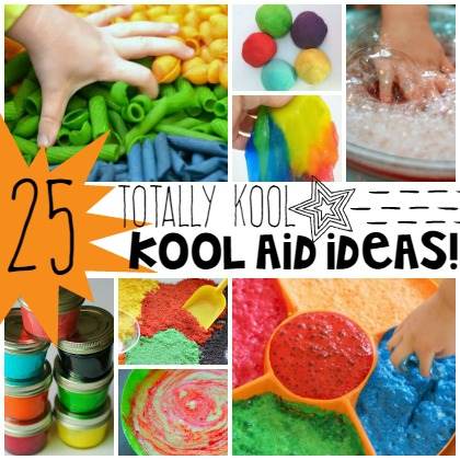 kool aid ideas, ways to use kool-aid, fun kool-aid, colorful painting recipe, painting kid crafts kid color projects, unique painting ideas