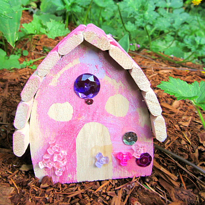 quick and easy fairy house