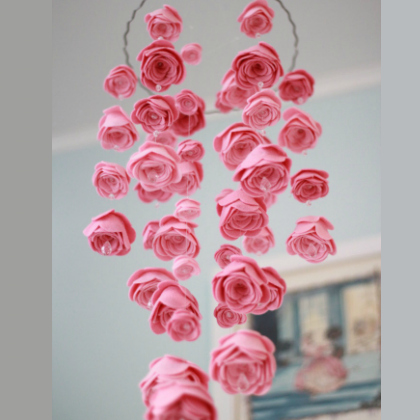 roses mobile, 25 Homemade Mobiles for Babies