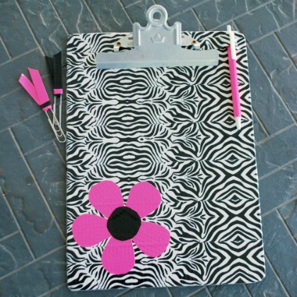 duct tape clip board for the kids!