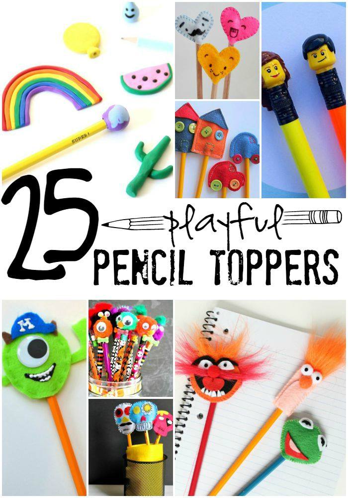 playful pencil toppers