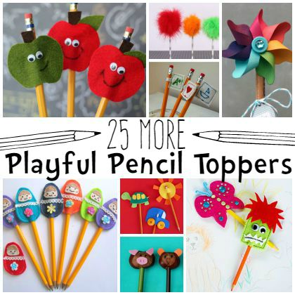 playful pencil toppers for kids
