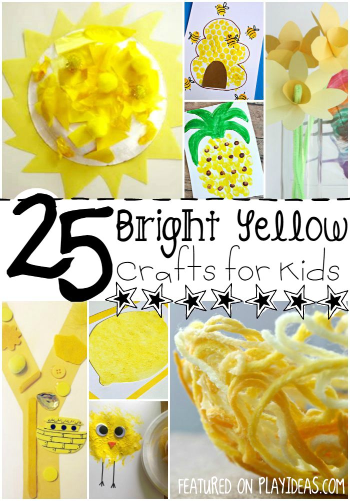 yellow crafts for kids