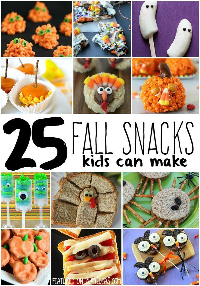 Fall Snacks Kids Can Make