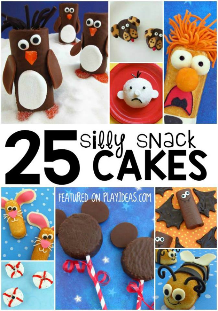 Silly Snack Cakes for Kids