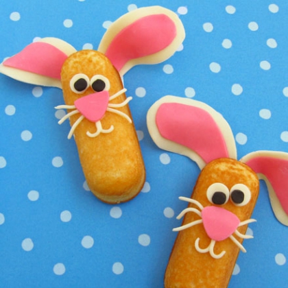 easter bunny twinkies for kids!