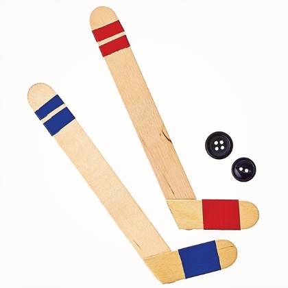 homemade hockey sticks