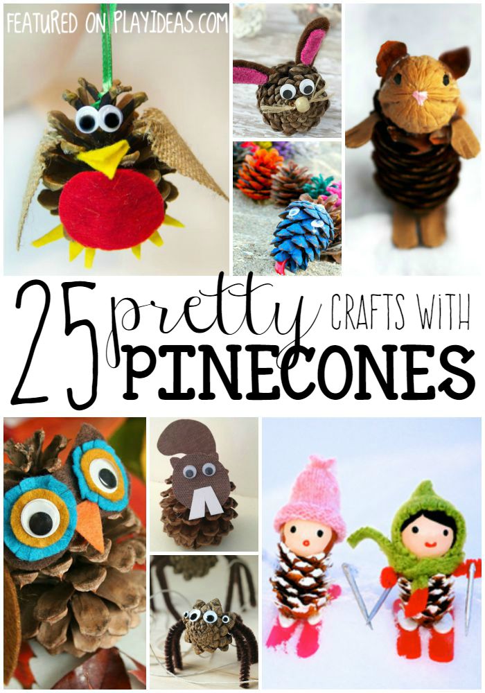 pinecone crafts for preschoolers