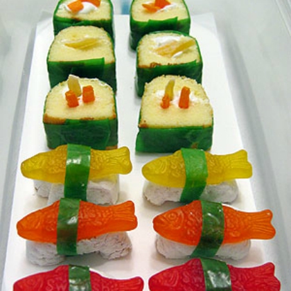 snack cake sushi for kids!