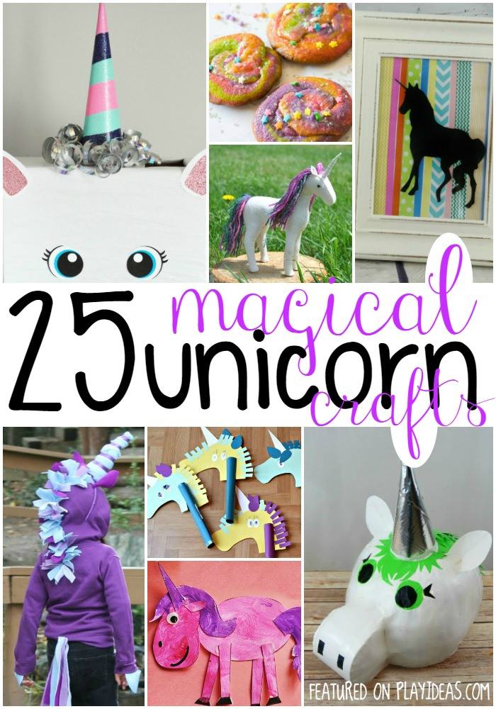 These 25 Magical Unicorn Crafts for Kids will delight the unicorn-lover in Your family. Click now!