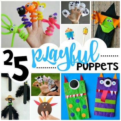 playful puppet crafts for kids