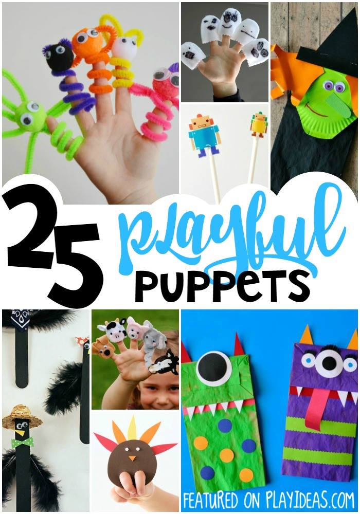 These 25 Playful Puppet Crafts for Kids will give them plenty of stories to tell and be so much fun to make together! Click now!