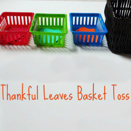 thanksgiving activities for kids, Thankful leaves basket toss, Fun and Interactive Thanksgiving Activities For Kids