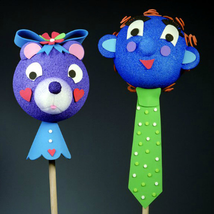 fantasy stick puppets for kids!