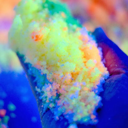 glow in the dark sand - diy colorful and glowing sand as night time craft by play idea