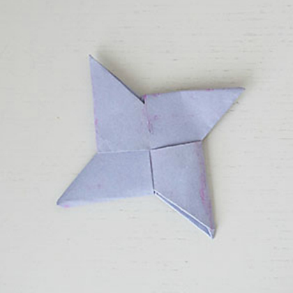 paper throwing star, Ninja crafts for kids, ninja projects, ways to make ninja, fun ninja craft ideas, kids crafts
