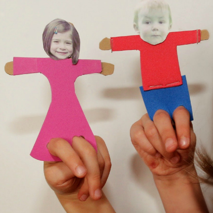 personalized finger puppets for kids!