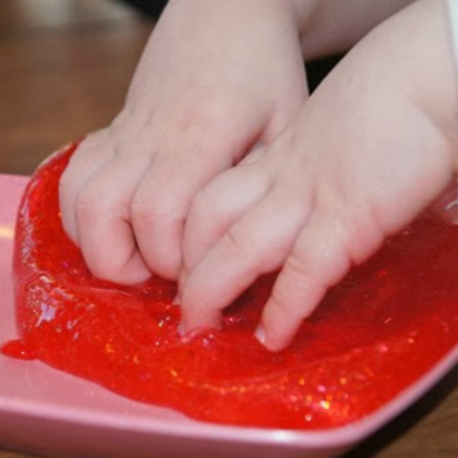 red slime, red crafts for toddlers, crafts for toddlers, red crafts, activities using red color, preschool activities, activities for preschoolers