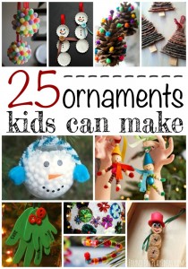 25 Christmas Ornaments Kids Can Make