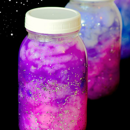 galaxy jars, Out of This World Star Wars Crafts for Kids