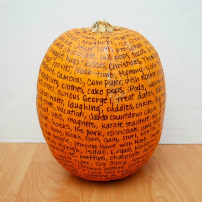 gratitude pumpkin, Creative Ways for Kids to Give Thanks All-Year-Round