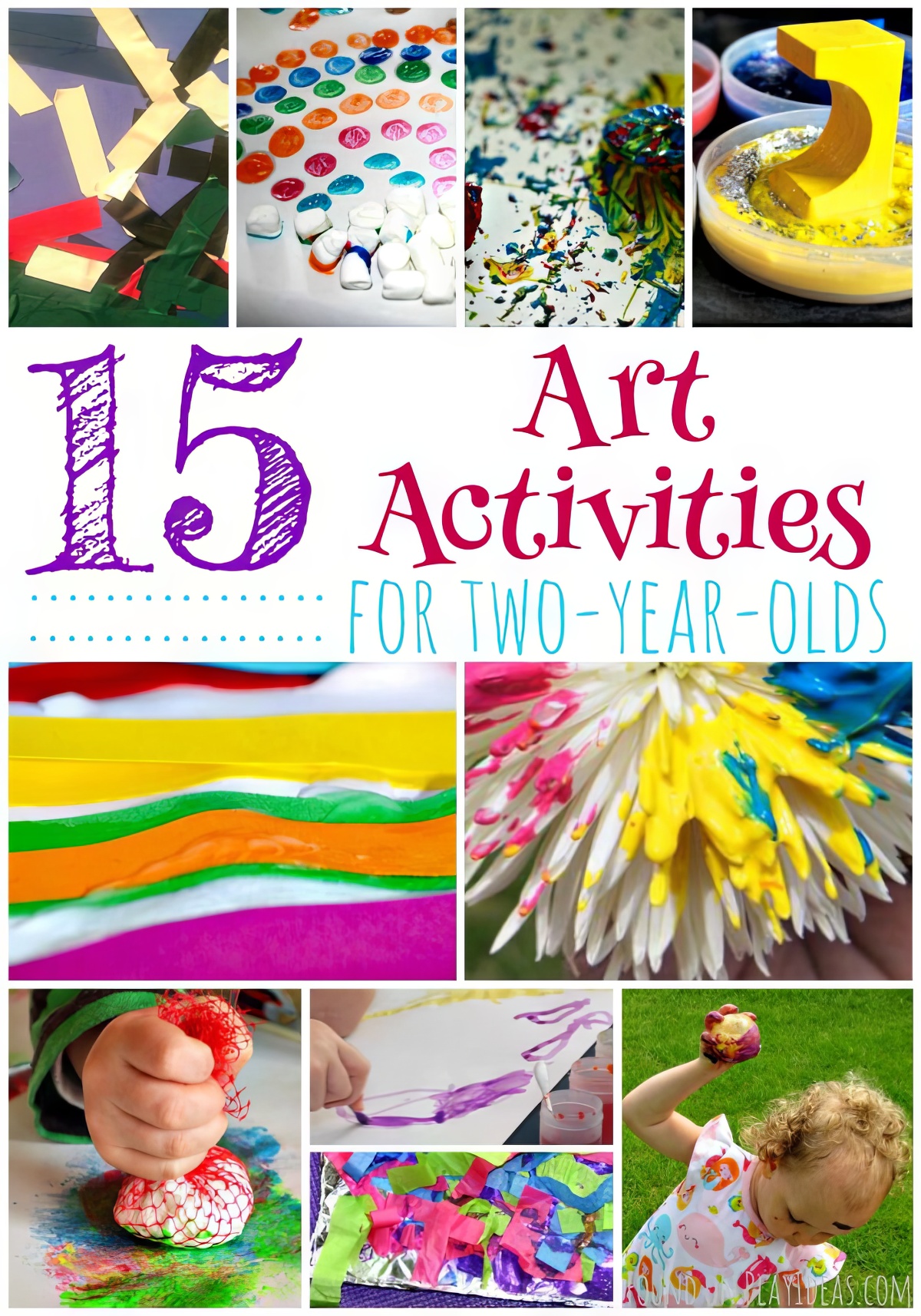 Art Ideas for Two Year Olds Pinnable