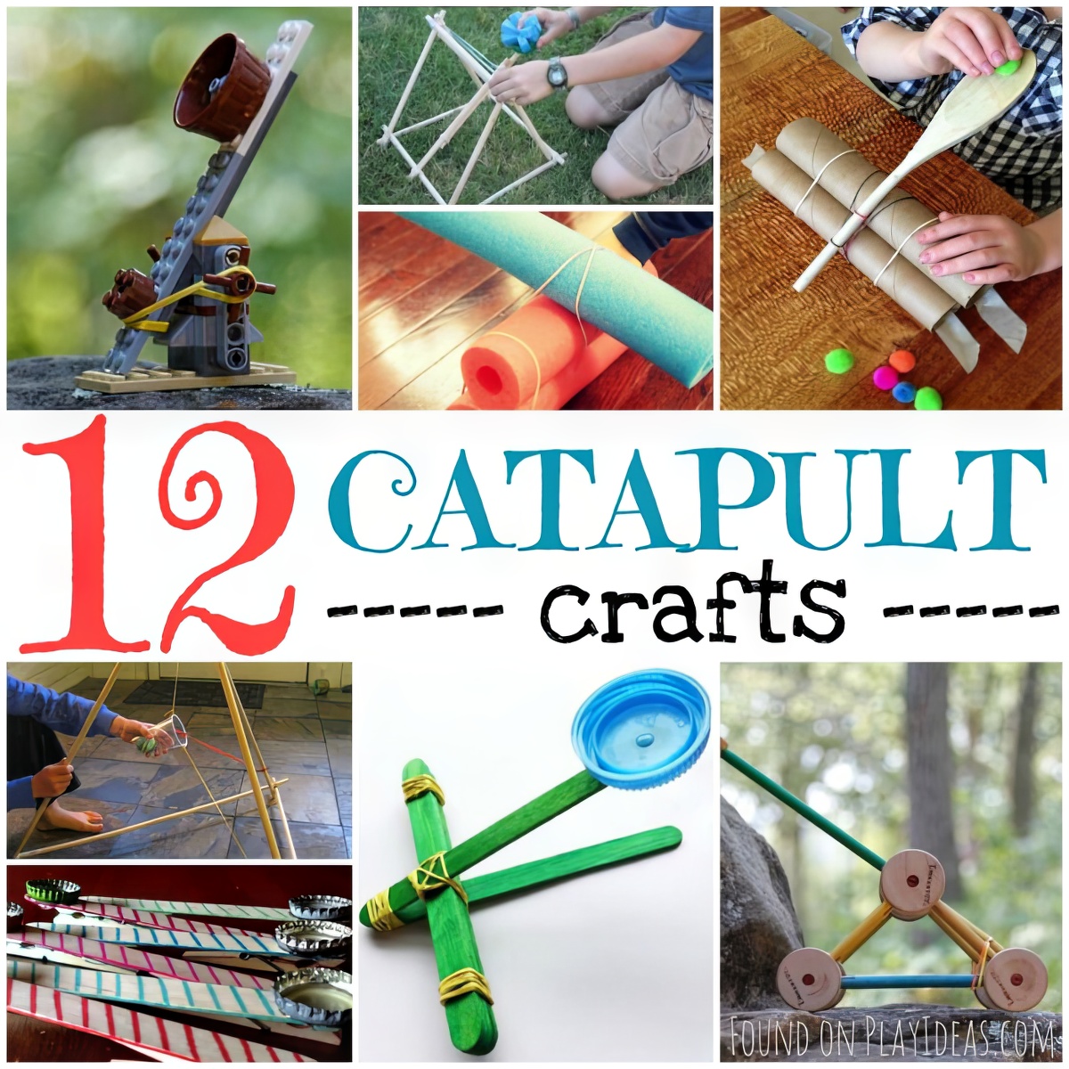 Catapult Crafts Blog Image, 12 catapult crafts for kids of all ages