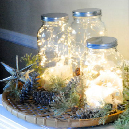 Christmas Fairy Jars