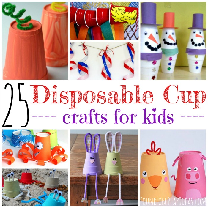Disposable Cup Crafts for kids!