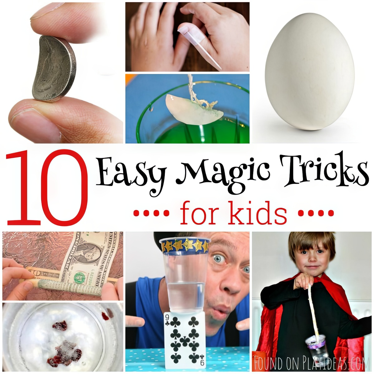 Have fun with this 10 easy magic tricks and get ready to be amaze! 
