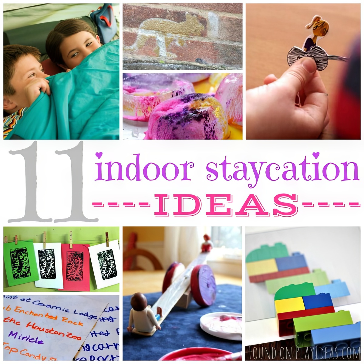 Make use of these list of Indoor Staycation Fun Ideas for the coming weekend!