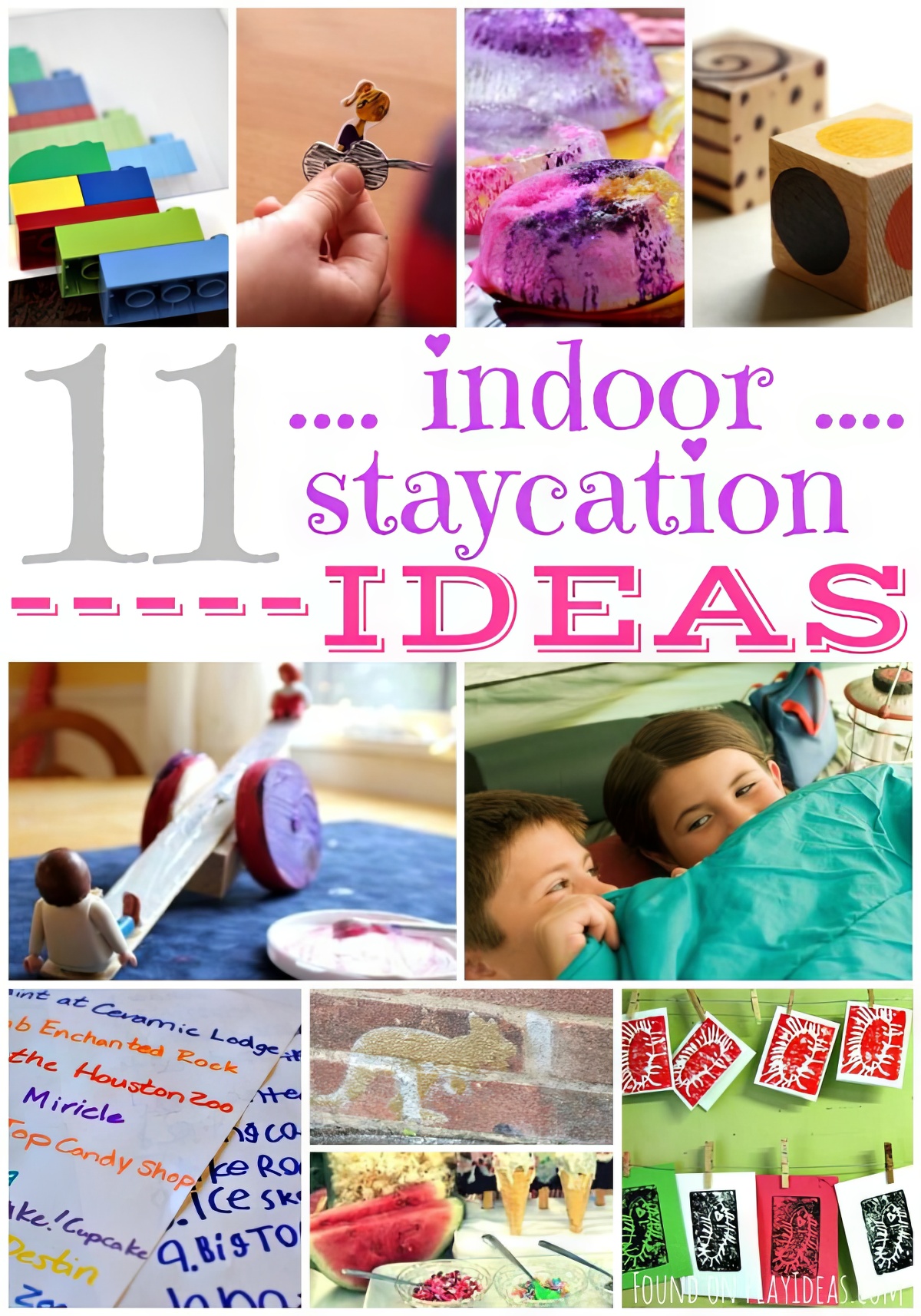 Easy and fun Staycation ideas for the gang for a long weekend!