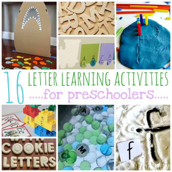 Letter Learning, Letter Learning Activities For Preschoolers