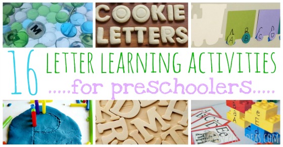 16 Letter Learning Activities For Preschoolers