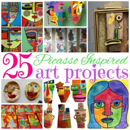 Picasso Inspired Art Projects to explore with the kids! 