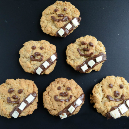 Star-Wars-Wookie-Cookies, Yummy Star Wars Snacks To Make With Kids