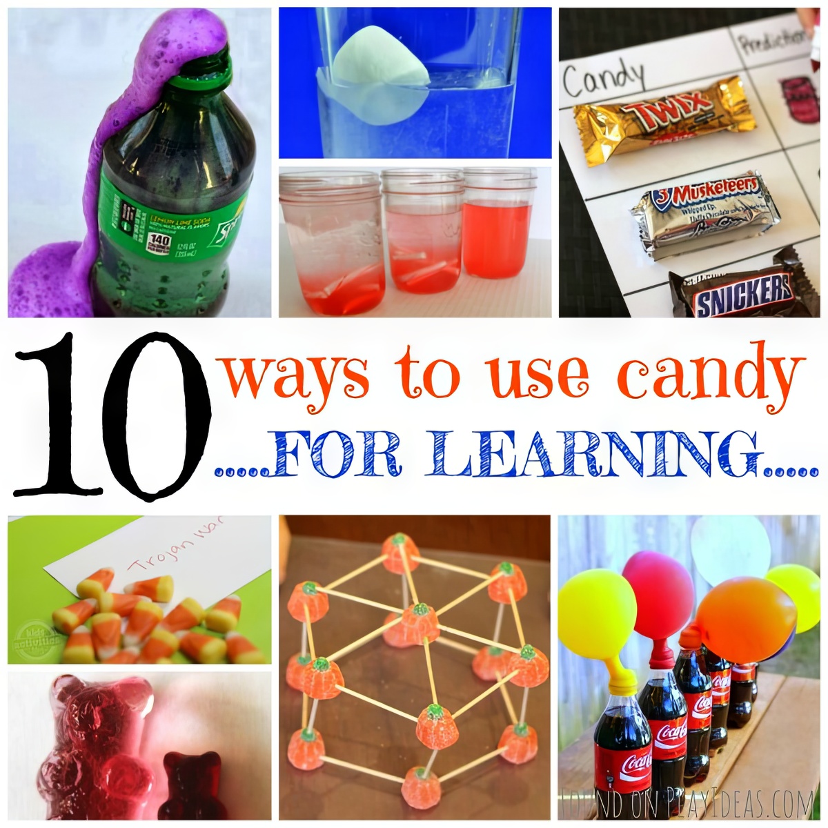 Go ahead and read to know more about these 10 awesome and fun ways to use candy for learning!