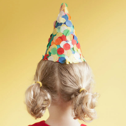 confetti party hats. New Year Party Idea