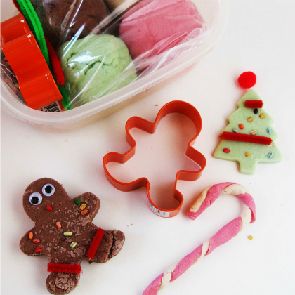 decorator kit playdough, Winter Playdough Recipes For Kids