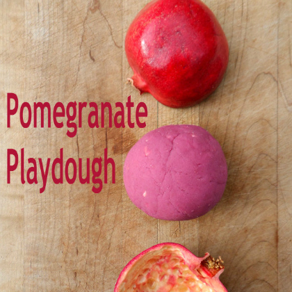 pomegranate playdough, Winter Playdough Recipes For Kids
