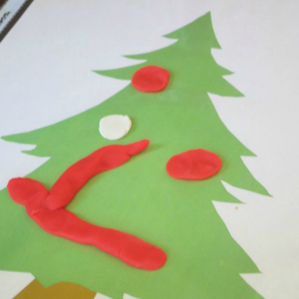printable christmas tree dough mat, Winter Playdough Recipes For Kids