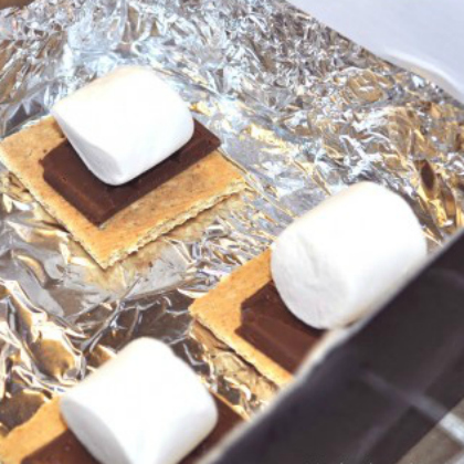 Make Some Sun Tasty S'mores with the Kids with the kids!