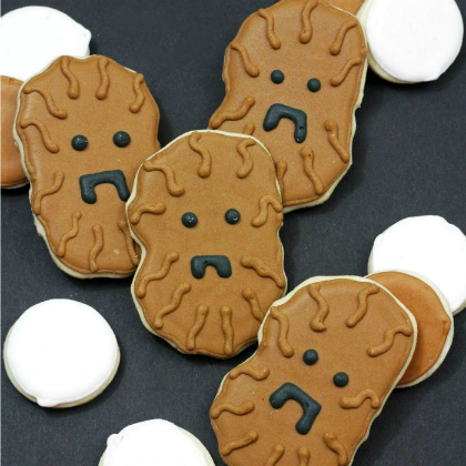 star-wars-chewbacca-cookies, Yummy Star Wars Snacks To Make With Kids