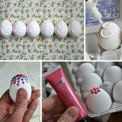 Puffy Paint Easter Eggs Craft and Projects for Kids